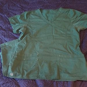 Blossom by Maeven hunter green scrub set